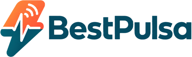 BestPulsa logo – lightning bolt with signal pulse
